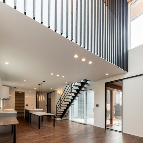 吹き抜けの様子